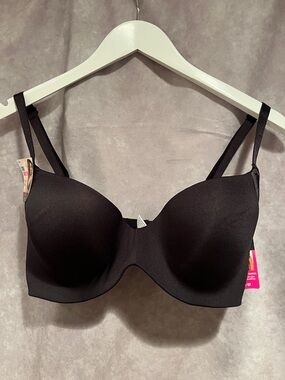 Maidenform Black Smooth T-Shirt Bra Push Up Underwire Support 36DD New With Tags